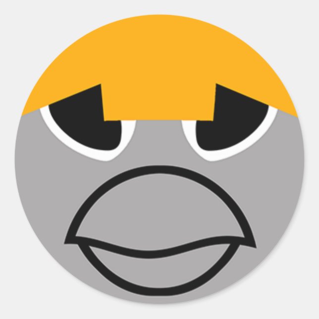 Sticker Rond Bubla-Chan Clupkitz applicable (Devant)