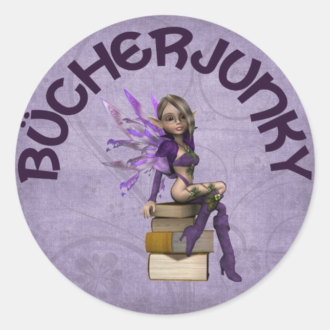 Sticker Rond Bucherjunky (Devant)