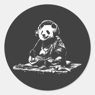 Sticker Rond Buda Panda