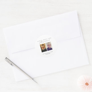 Sticker Rond Budget, minimaliste ces enfants se marient