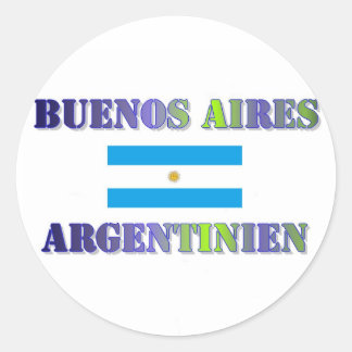 Sticker Rond Buenos Aires