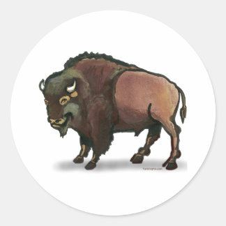 Sticker Rond Buffalo