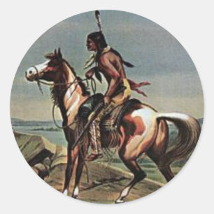 Sticker Rond Buffalo Bills Wild West Show