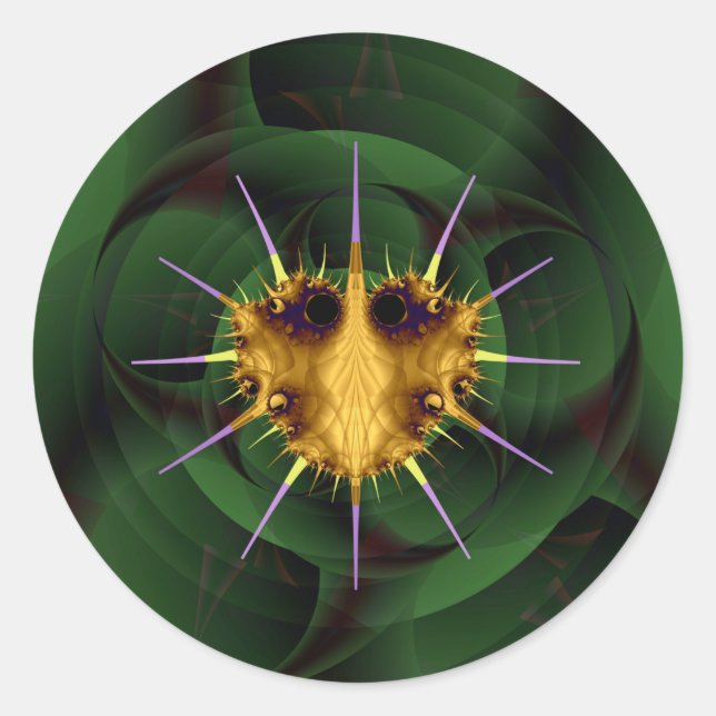 Sticker Rond Bug de soja (Devant)