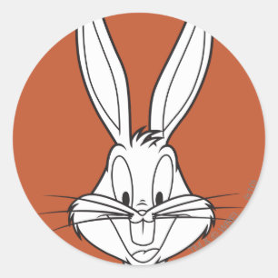 Sticker Rond BUGS BUNNY™ Smiling visage