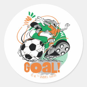 Sticker Rond BUGS BUNNY™ Soccer objectif