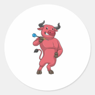 Sticker Rond Bull aux fléchettes avec Dart