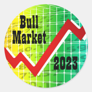 Sticker Rond Bull Market 2023