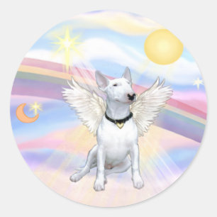 Sticker Rond Bull Terrier