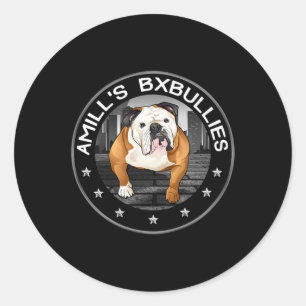 Sticker Rond Bulldog 2