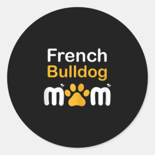 Sticker Rond Bulldog Maman