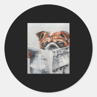 Sticker Rond Bulldog News