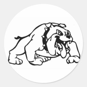 Sticker Rond Bulldogs de Greenfield