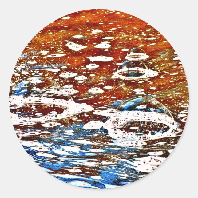 STICKER ROND BULLES (Devant)