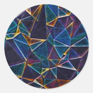 Sticker Rond Bulles cassées