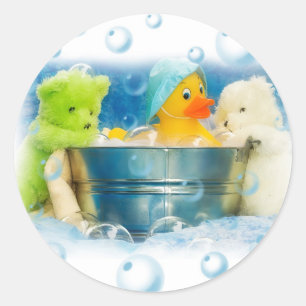 Sticker Rond Bulles nounours