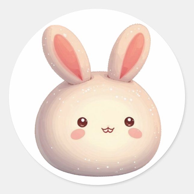 Sticker Rond Bullet Journaling Series20 - Jote Rabbit 2 (Devant)