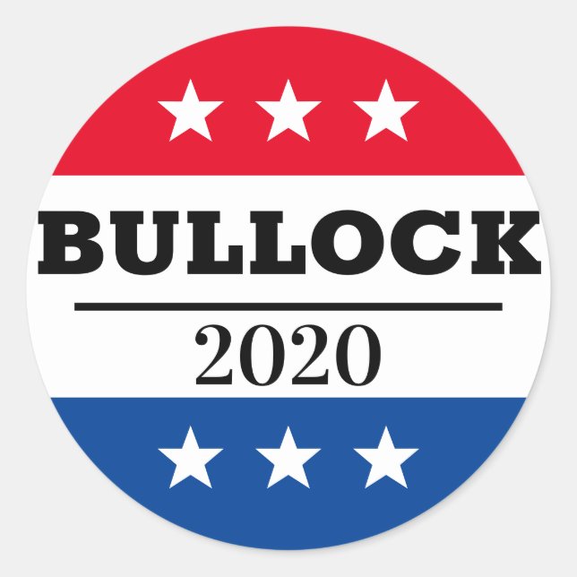 STICKER ROND BULLOCK 2020 (Devant)