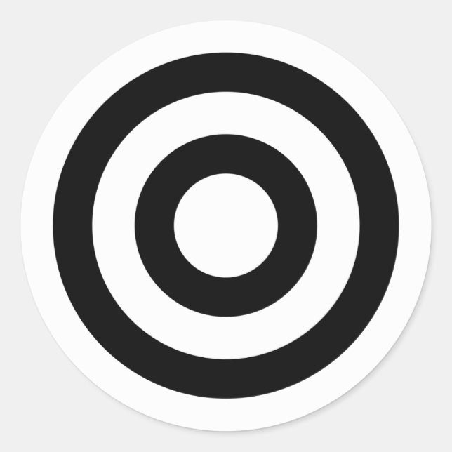 Sticker Rond Bull's_Eye (Devant)