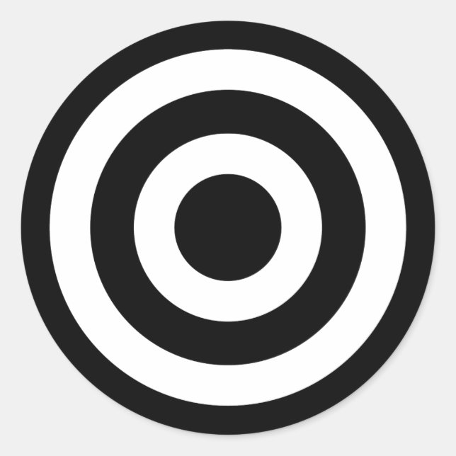 Sticker Rond Bull's_Eye (Devant)