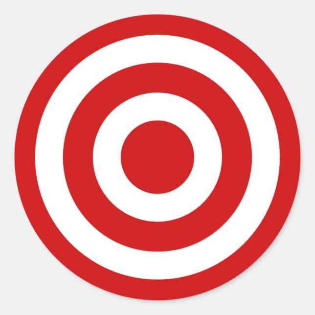 Sticker Rond Bull's_Eye (Devant)
