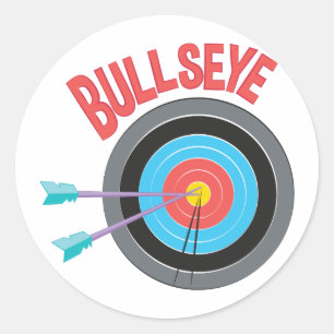 Sticker Rond Bullseye