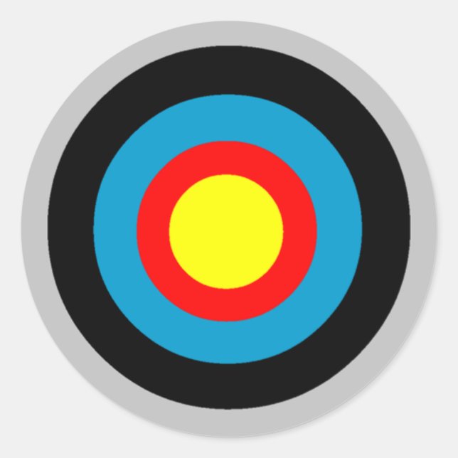 Sticker Rond Bullseye (Devant)