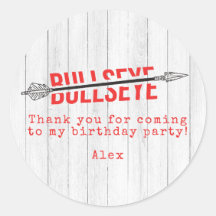 Bullseye Bow Arrow tir Sport Anniversaire Merci