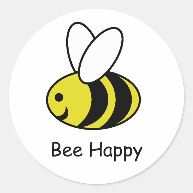 Sticker Rond Bumble Bee (Devant)