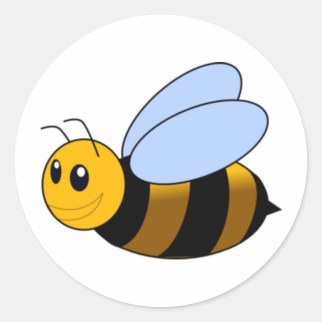 Sticker Rond Bumble Bee (Devant)