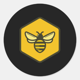 Sticker Rond Bumblebee