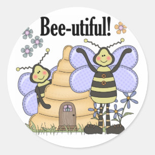 Sticker Rond Bumblebees utiles aux abeilles
