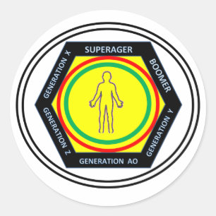 Sticker Rond Bumper/autocollant de fenêtre Toutes les génératio