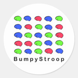 Sticker Rond Bumpy Stroupe