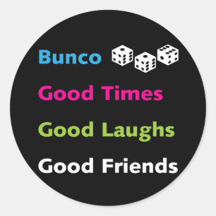 Sticker Rond bunco bons amis #2