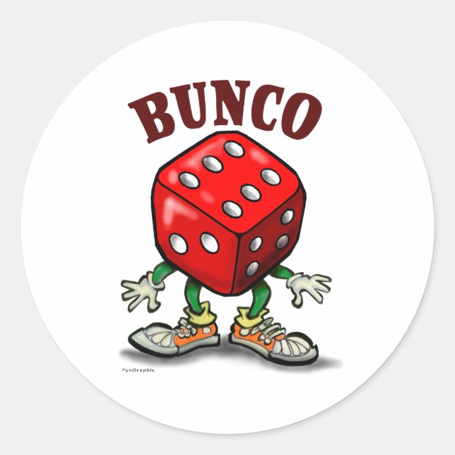 Sticker Rond Bunco (homonymie) (Devant)