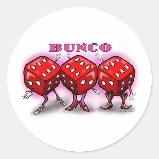 Sticker Rond Bunco (homonymie) (Devant)