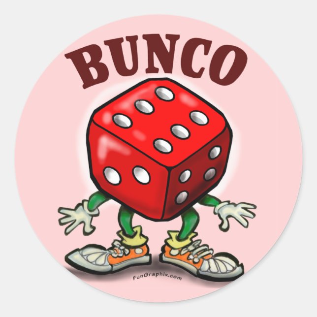 Sticker Rond Bunco (homonymie) (Devant)