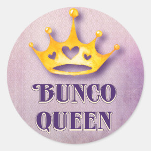 Sticker Rond Bunco Queen