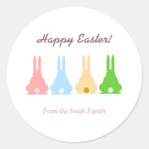 Sticker Rond Bunnies