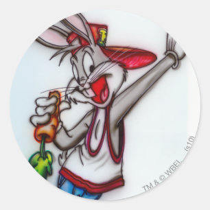 Sticker Rond BUNNY™ Airbrush