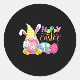 Sticker Rond Bunny Gnome Rabbit