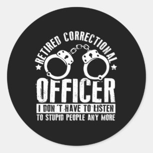 Sticker Rond Bureau de correction de la ligne d'argent mince