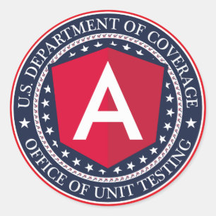 Sticker Rond Bureau d'essai des unités