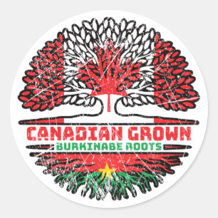 Sticker Rond Burkina Faso