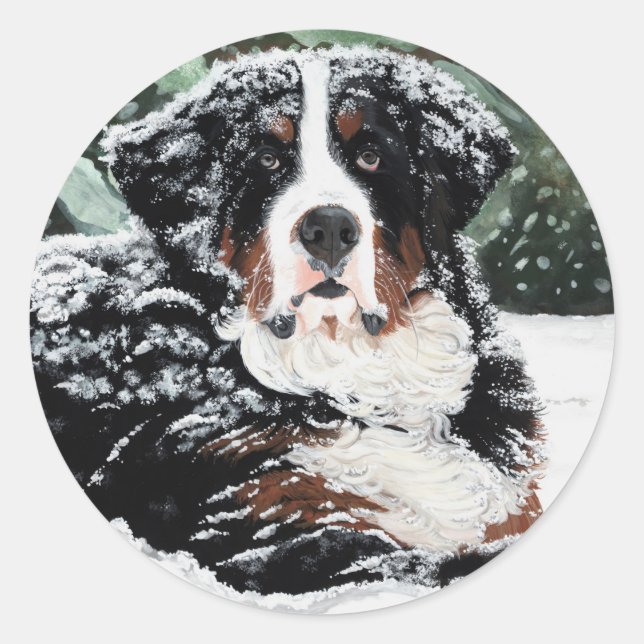 Sticker Rond Burr (Devant)