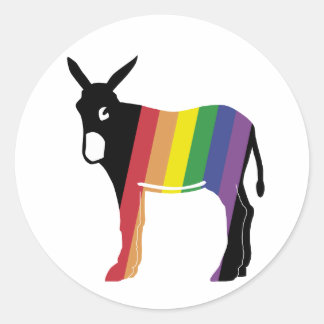 Sticker Rond burro-catala-gai