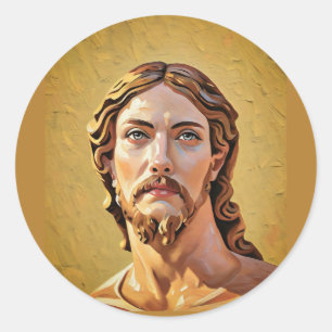 Sticker Rond BUSTE DU CHRIST SAUVEUR par MICHELANGE 2026_
