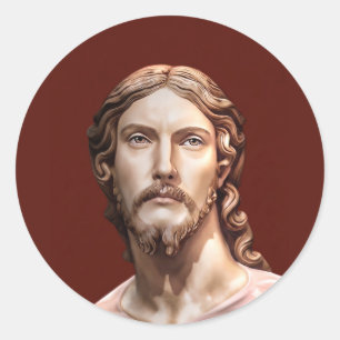 Sticker Rond BUSTE DU CHRIST SAUVEUR par MICHELANGELO 2026