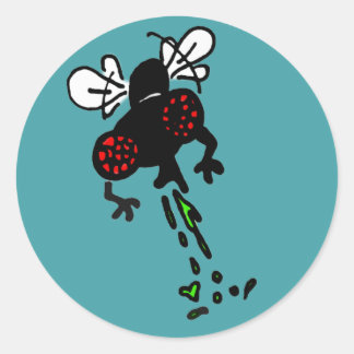 Sticker Rond Buzz là-dessus